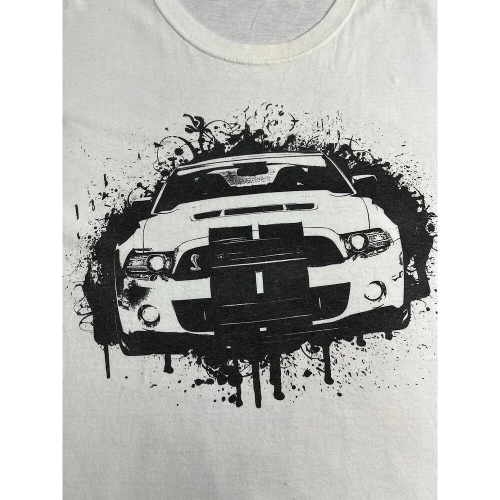 Vintage 2000s Mustang Don’t Even Try To Keep Up Xl White Shirt